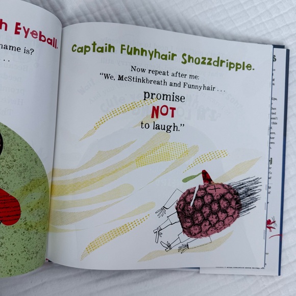 "If You Laugh, I'm Starting This Book Over" kids book by Chris Harris - Picture 5 of 8